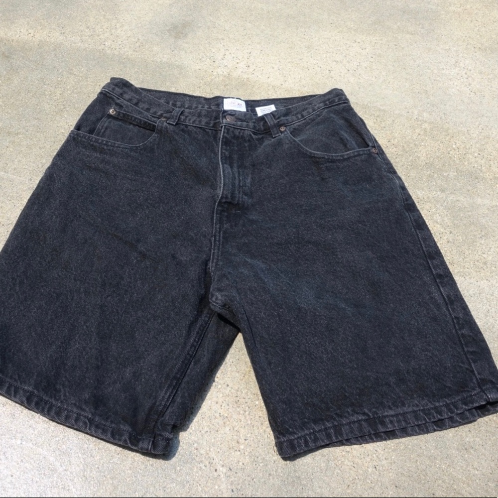 90s Black Cherokee Denim Shorts